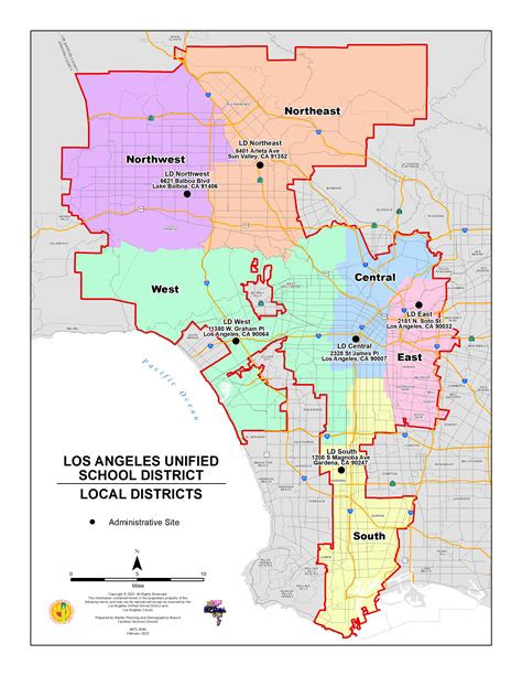 333 s beaudry ave|lausd local districts map.